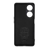 Чохол-накладка Armorstandart Icon для Oppo A98 5G Camera cover Black (ARM68572) силікон, мікрофібра, фото 2
