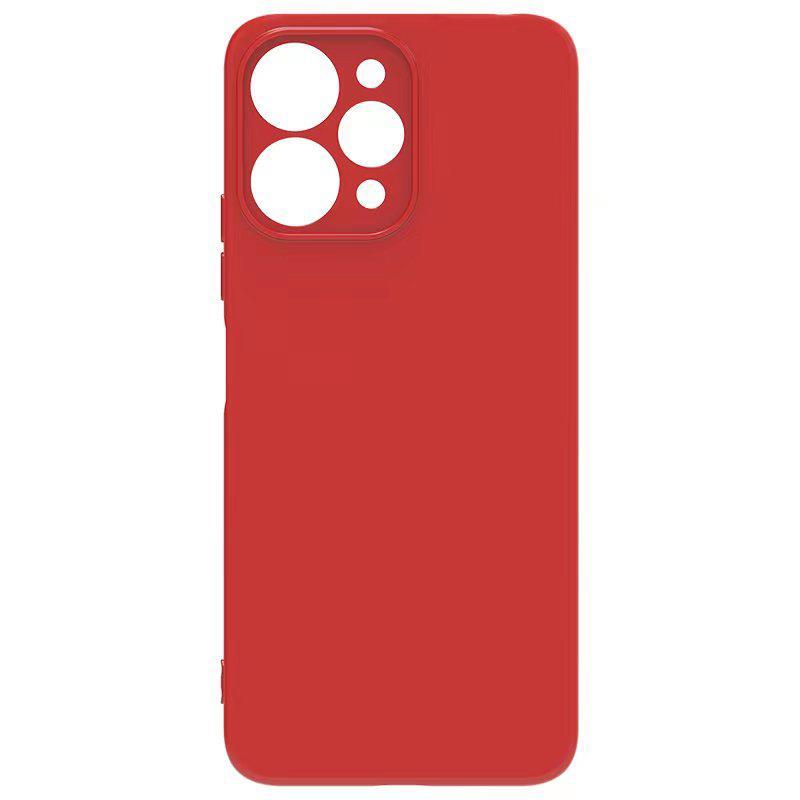 Чохол-накладка Armorstandart Icon для Xiaomi Redmi 12 4G Camera cover Red (ARM66535) силікон, мікрофібра, фото 1