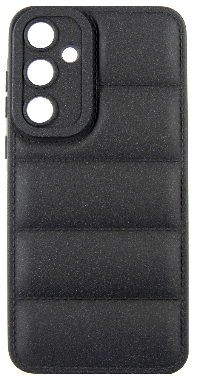 Чохол-накладка Dengos для Samsung Galaxy A55 SM-A556 Black (DG-KM-57) + захисне скло, силіконовий, чорний, фото 1