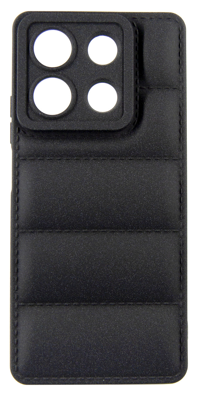 Чохол-накладка Dengos для Xiaomi Redmi Note 13 5G чорний (DG-KM-58) + захисне скло, силіконовий матеріал, фото 1