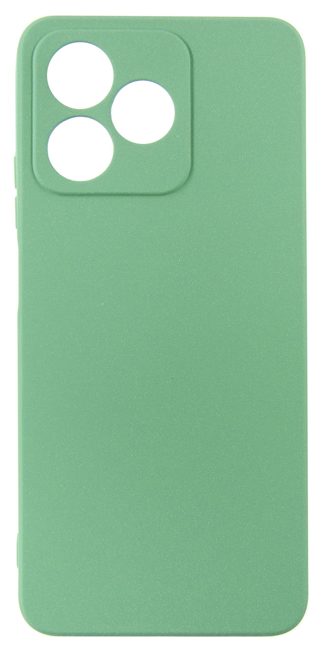 Чохол-накладка Dengos для Realme C51 М'ята (DG-KM-61) + захисне скло, силіконовий, м'ятний колір, фото 1