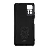 Чохол-накладка Armorstandart Icon для Xiaomi Redmi Note 12 Pro 4G Camera cover Black (ARM69372) силікон мікрофібра, фото 2