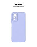 Чохол-накладка Armorstandart Icon для Xiaomi Redmi Note 12S 4G Camera cover Lavender, силікон, мікрофібра, фото 3