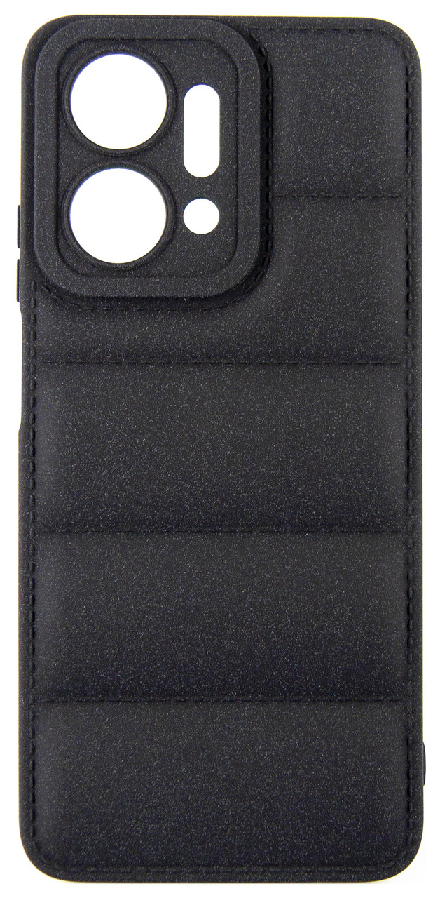 Чохол-накладка Dengos для Huawei Honor x7a Black (DG-KM-55) + захисне скло, силіконовий, форм-фактор накладка, фото 1