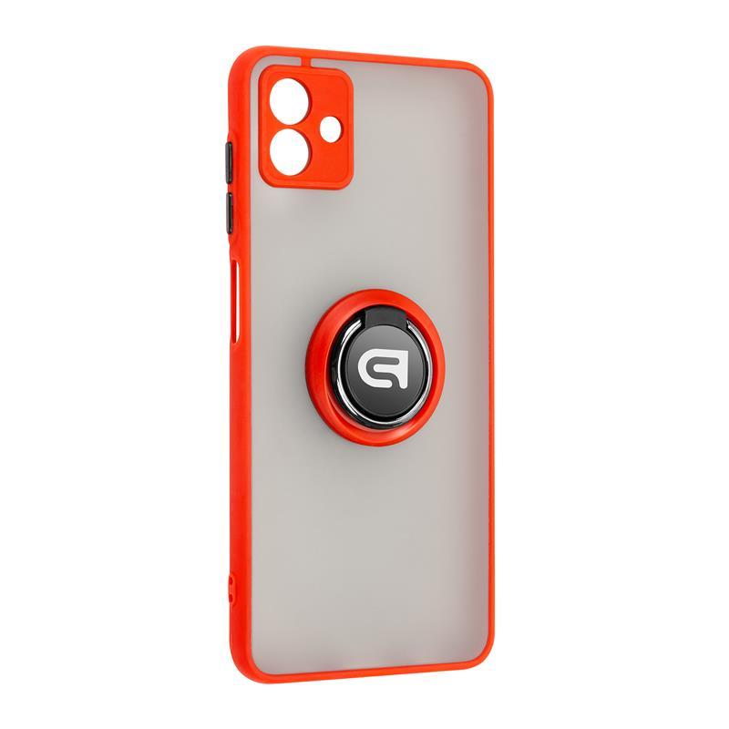 Чохол-накладка Armorstandart Frosted Matte Ring для Samsung Galaxy A04 SM-A045 Red (ARM68345) з кільцем-тримачем, матовий, фото 1