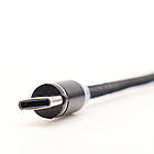 Магнітний кабель 3в1 (USB-Type-C, Micro USB, Lighting) 1м, з LED підсвічуванням M3, Чорний / Магнітна зарядка, фото 4