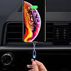 Магнітний кабель 3в1 (USB-Type-C, Micro USB, Lighting) 1м, з LED підсвічуванням M3, Чорний / Магнітна зарядка, фото 8