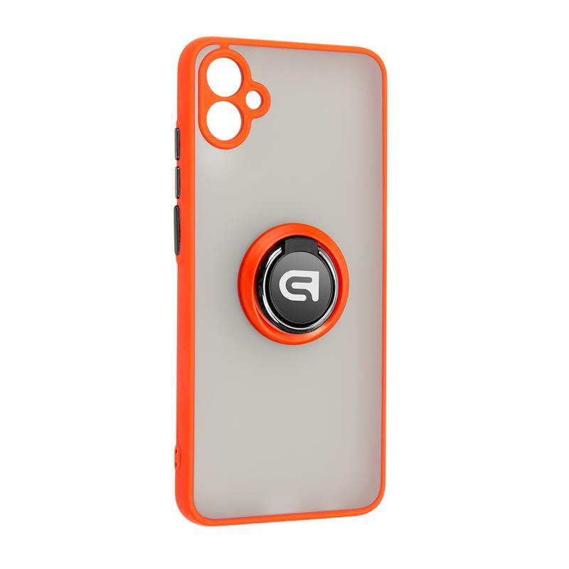 Чохол-накладка Armorstandart Frosted Matte Ring для Samsung Galaxy A04e SM-A042 Red (ARM68349) силиконовий, з кільцем-тримачем, фото 1