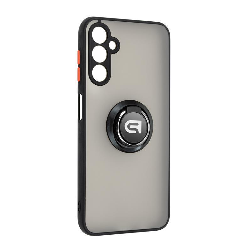 Чохол-накладка Armorstandart Frosted Matte Ring для Samsung Galaxy A14 4G SM-A145/A14 5G SM-A146 чорний, силіконовий, чорний, фото 1