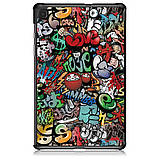 Чохол-книжка BeCover Smart для Samsung Galaxy Tab S6 Lite 10.4 P610/P613/P615/P619 Graffiti, магнітна застежка, різнокольоровий, фото 2