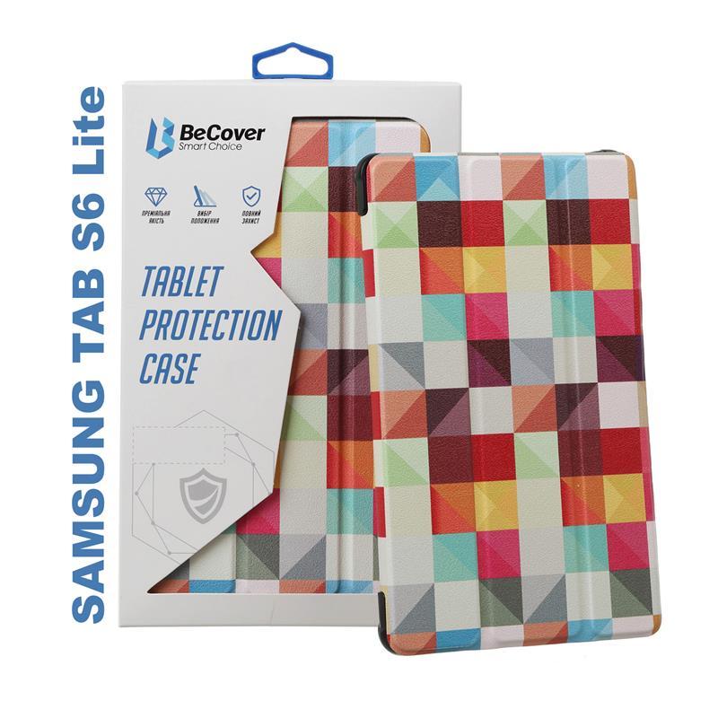 Чохол-книжка BeCover Smart для Samsung Galaxy Tab S6 Lite 10.4 P610/P613/P615/P619 Square, магнітна застежка, фото 1