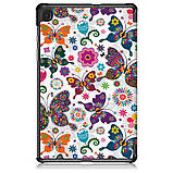 Чохол-книжка BeCover Smart для Samsung Galaxy Tab S6 Lite 10.4 P610/P613/P615/P619 Butterfly, штучна шкіра, магніт, фото 2