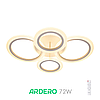 Люстра SOFT R 72W AL6450 ARD біла Ardero 3000-6500К+purple 5200Lm LED світлодіодна з пультом ДУ 605х405х115мм, фото 6