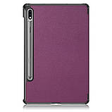 Чохол-книжка BeCover Smart для Samsung Galaxy Tab S7 SM-T870/SM-T875/Tab S8 SM-X700/SM-X706 Purple, штучна шкіра, фото 2