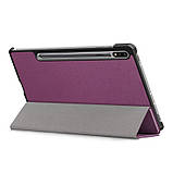 Чохол-книжка BeCover Smart для Samsung Galaxy Tab S7 SM-T870/SM-T875/Tab S8 SM-X700/SM-X706 Purple, штучна шкіра, фото 3