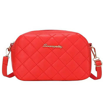 Сумка жіноча через плече, 20x12x6 см, Червона / Сумочка жіноча / Маленька сумка / Міні сумка