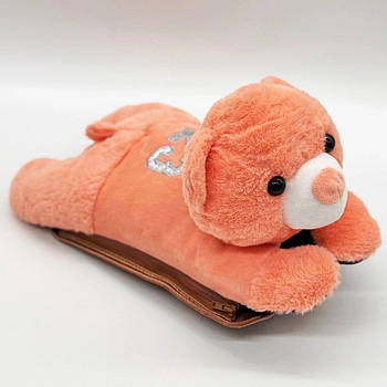 Електрична грілка-муфта для рук "Ведмедик", від мережі, Рожевий