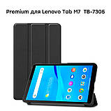 Чохол-книжка AirOn Premium для Lenovo Tab M7 TB-7305 Black (4821784622454) з підставкою та захисною плівкою, фото 5