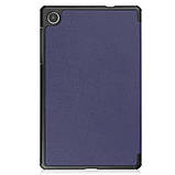 Чохол-книжка BeCover Smart для Lenovo Tab M8 (4rd Gen) TB-300FU Deep Blue, искусственная кожа, с подставкой, фото 3