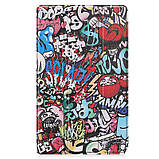 Чохол-книжка BeCover Smart для Lenovo Tab M8 (4rd Gen) TB-300FU Graffiti, искусственная кожа, с подставкой, фото 2