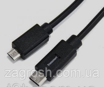 Promo Ціна! Tronsmart CC08 USB Type-C (2.0) - MicroUSB 2.0, 1м - тільки на ZaGrosh.com.ua, фото 1