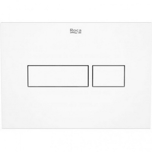 Кнопка зливу для інсталяції ROCA подвійна глянцева біла 215961 A890220200, фото 1