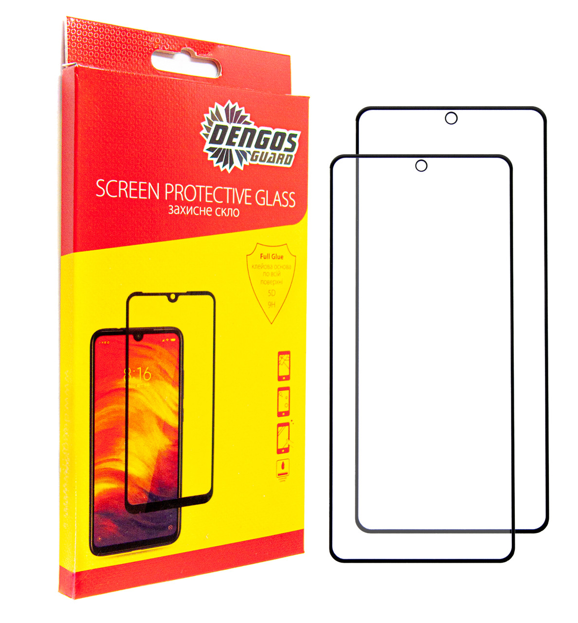 Захисне скло Dengos для OnePlus Nord CE 3 Lite 5G Black Full Glue (DG-TG2P-51) з рамкою, 9Н міцність, фото 1