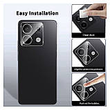 Захисне скло Dengos для Poco C65 Black Full Glue (DG-TGSCP-05) 9Н, олеофобне покриття, фото 3