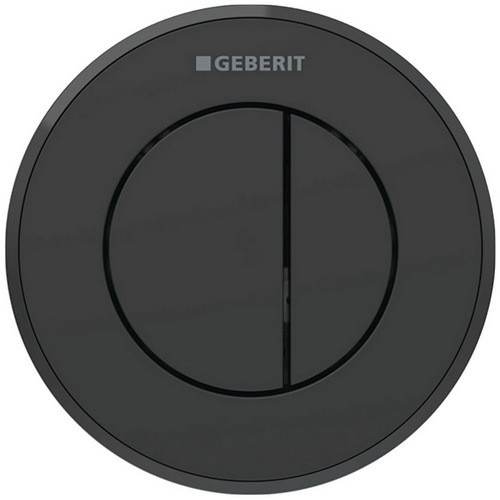 Кнопка зливу для інсталяції GEBERIT подвійна матована чорна 232983 116.055.16.1, фото 1