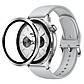 Смарт-годинник Xiaomi Watch S4 Silver + безель Silver-multicolor + захисне скло, фото 4