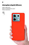 Чохол-накладка Armorstandart Icon для Xiaomi Redmi Note 13 5G Red (ARM71889) - силікон, мікрофібра, фото 7
