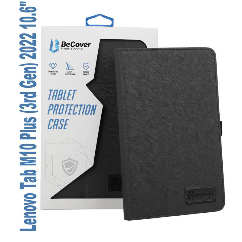 Чохол-книжка BeCover Slimbook для Lenovo Tab M10 Plus TB-125F (3rd Gen)/K10 Pro TB-226 10.61" Black (707979) з підставкою, фото 1