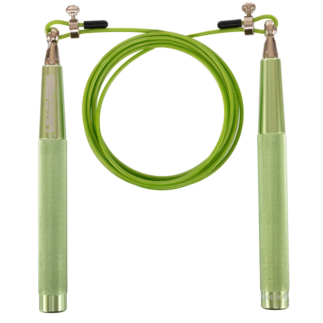 Скакалка швидкісна Кросфіт зі сталевим тросом LiveUp LP8283 3 м, фото 1