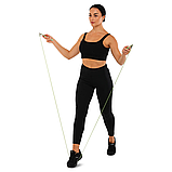 Скакалка швидкісна Кросфіт зі сталевим тросом LiveUp LP8283 3 м, фото 8