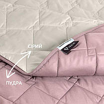 Покривало 100х135 см двустороннє IDEIA для крісла, дивану, гіпоалергенне, міцна стібка, дивандек, накидка, фото 3