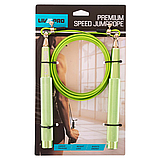 Скакалка швидкісна Кросфіт зі сталевим тросом LiveUp LP8283 3 м, фото 10