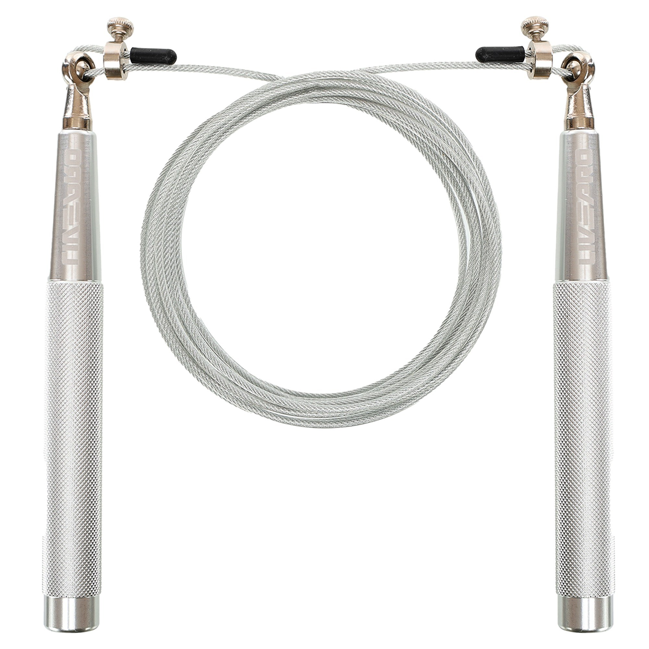 Скакалка швидкісна Кросфіт зі сталевим тросом LiveUp LP8283H Срібний 3 м, фото 1