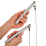 Скакалка швидкісна Кросфіт зі сталевим тросом LiveUp LP8283H Срібний 3 м, фото 6