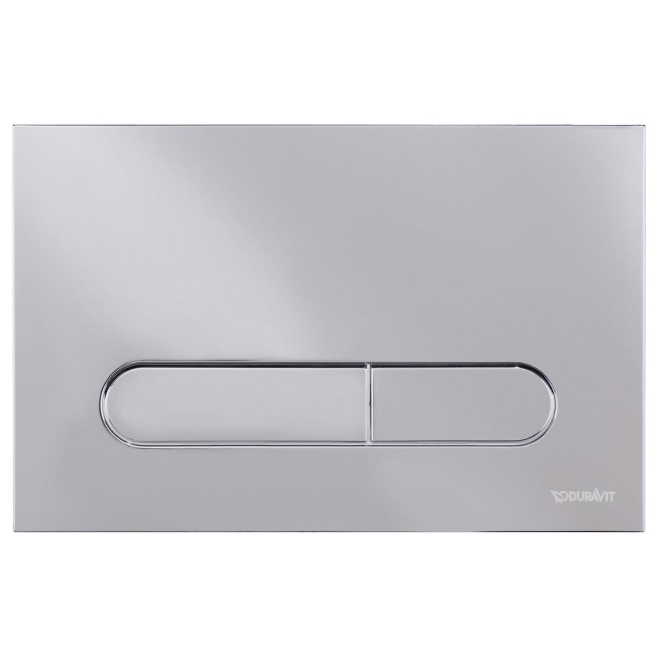 Кнопка зливу для інсталяції DURAVIT подвійна глянцева хром 226691 WD5009021000, фото 1
