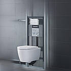 Кнопка зливу для інсталяції DURAVIT подвійна глянцева хром 226691 WD5009021000, фото 3