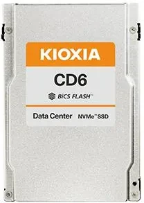 Kioxia CD6-R 15.36TB 2.5" U.3 NVMe G4 1DWPD 15mm SIE (KCD6XLUL15T3), фото 1