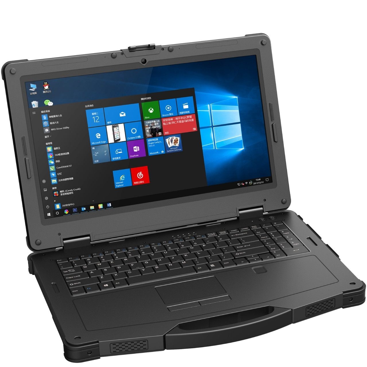 Захожий ноутбук AGN x15A 15,6"FHD LCD /i5-1235U / 16G + 512SSD/IP65 MIL-STD-810H Black