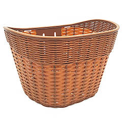 Кошик для велосипеда HR-26315 пластиковий, коричневий