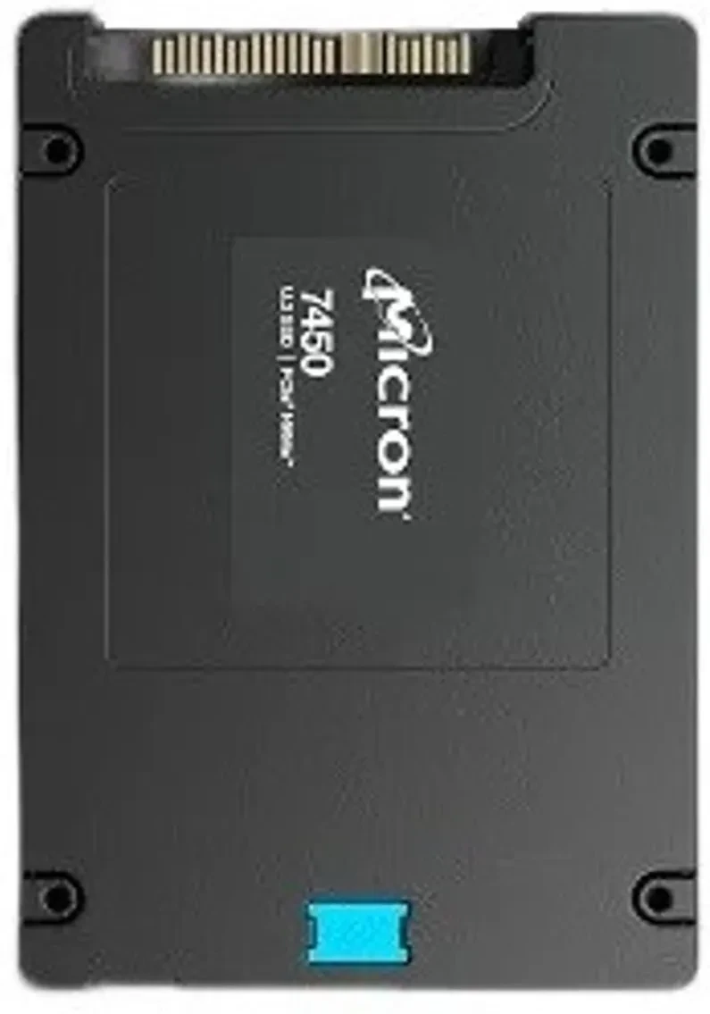 Micron 7450 PRO 7.68TB 2.5" U.3 (MTFDKCB7T6TFR1BC1ZABYY), фото 1