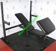 Лавочка для жиму лежачи + парта Скотта Стандарт зі Страхуванням, фото 5