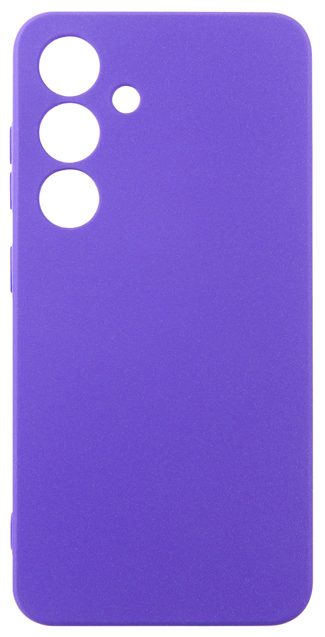 Чохол-накладка Dengos для Samsung Galaxy S24 SM-S921 Purple (DG-KM-102) + захисне скло, силіконовий, фіолетовий, фото 1