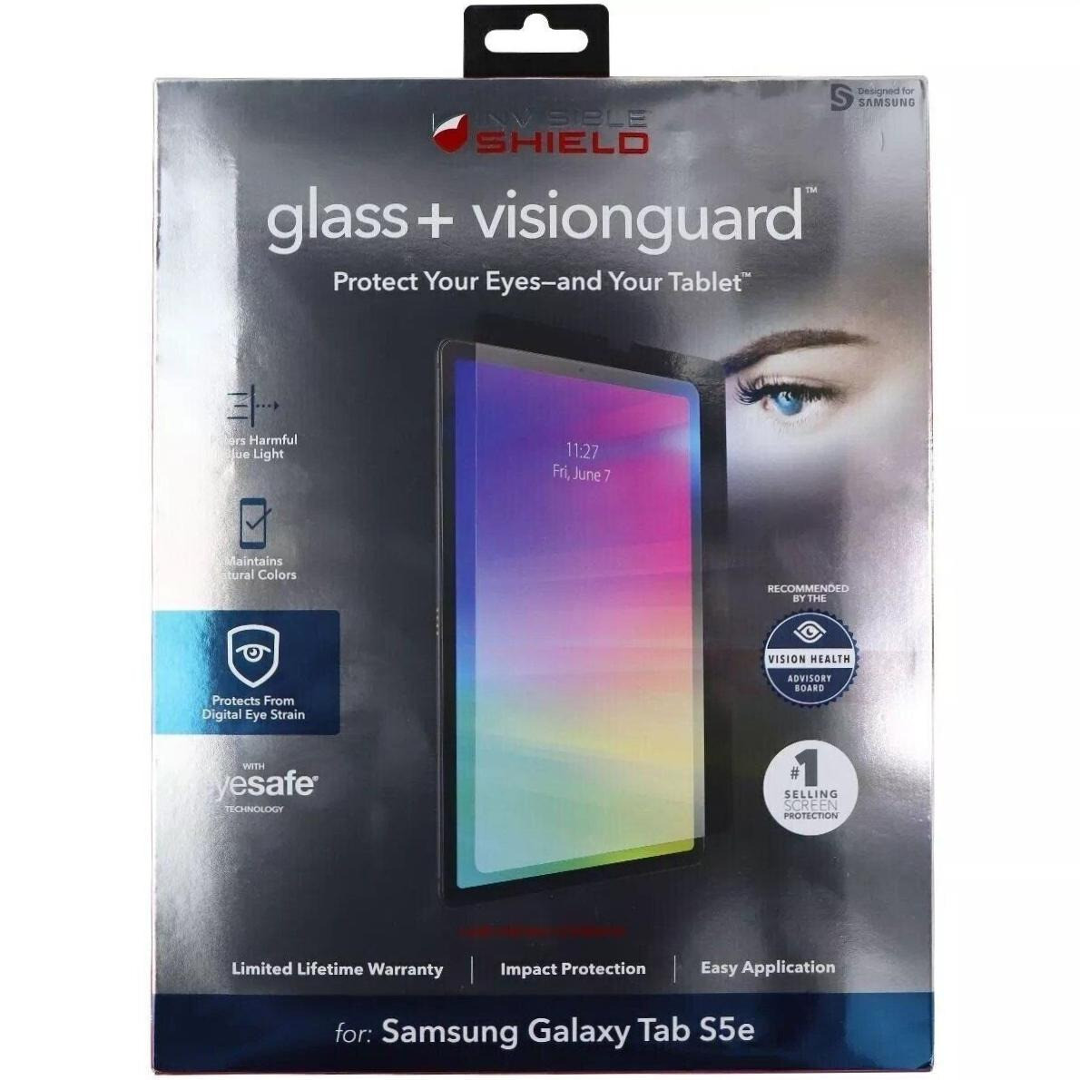 Захисне скло Zagg Glass+ VisionGuard для Samsung Galaxy Tab S5e 10.5 SM-T720 / SM-T725 Clear (ZAG200103463) 9H, антиблікове, фото 1
