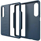 Чохол-накладка Zagg Gear4 Bridgetown для Samsung Galaxy Fold 4 SM-F936 Navy Blue, протиударний, матовий полікарбонат, фото 4