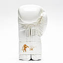 Боксерські рукавиці Leone GN059W White/Gold 10 унцій (капу в комплекті), фото 4