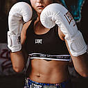 Боксерські рукавиці Leone GN059W White/Gold 10 унцій (капу в комплекті), фото 8